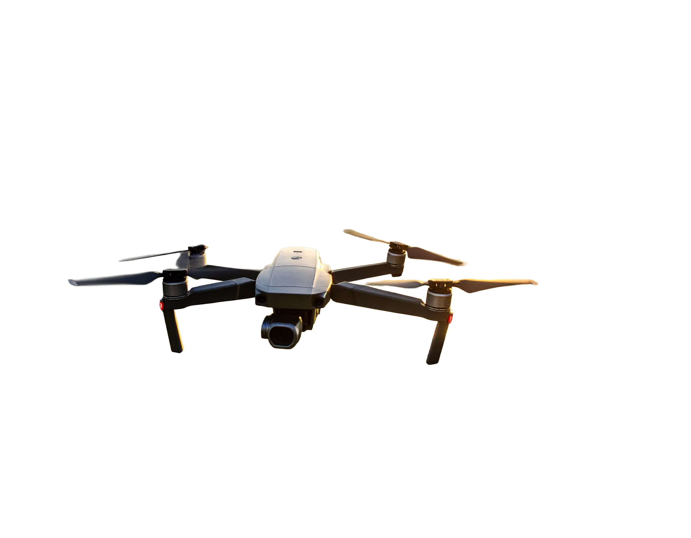 Drone behind profile